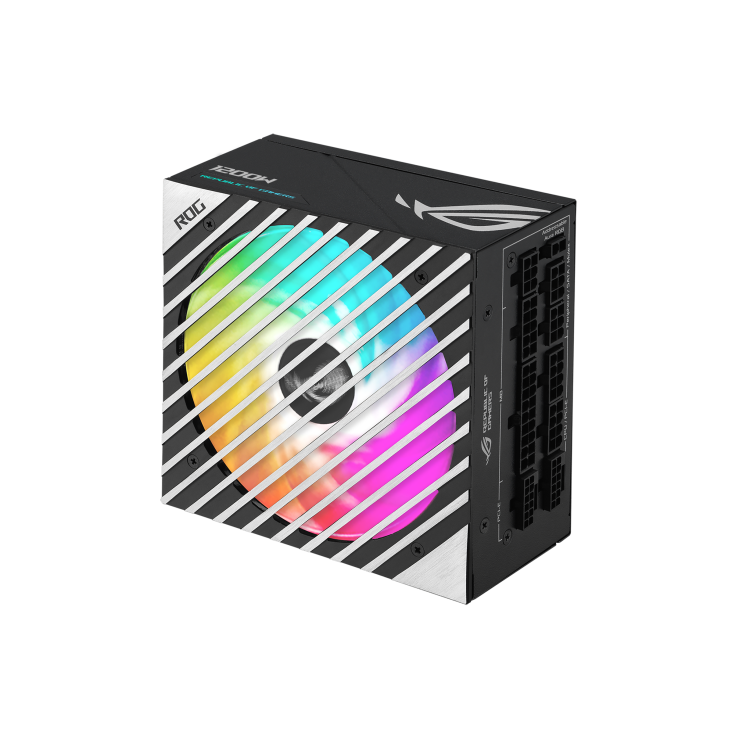 ASUS ROG Loki 1200T SFX-L 80 Plus Titanium Fully Modular Power Supply, 1200W Power ARGB-Illuminated Fan & Aura Sync ASUS ROG Loki 1200T SFX-L 80 Plus Titanium Fully Modular Power Supply, 1200W Power ARGB-Illuminated Fan & Aura Sync